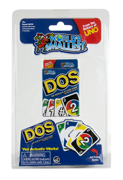 World's Smallest - Dos card game