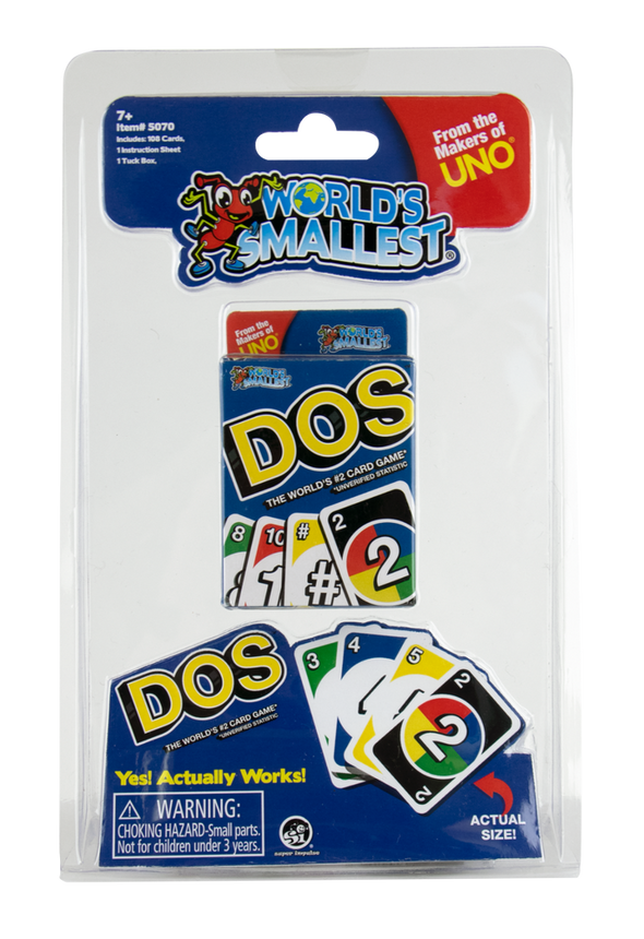 World's Smallest - Dos card game