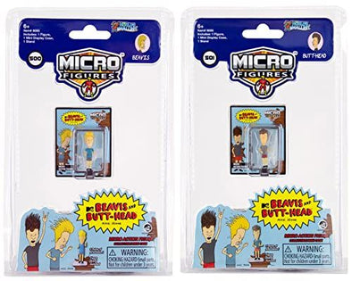 Worlds Smallest Beavis and Butthead Micro Figure | One Random