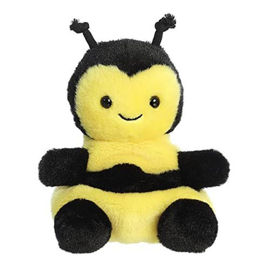 AuroraÂ® Adorable Palm Palsâ„¢ Queeny Beeâ„¢ Stuffed Animal - Pocket-Sized Fun - On-The-Go Play - Yellow 5 Inches