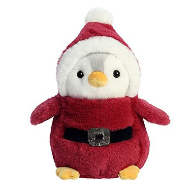 Aurora World Pompom Penguin - 7" Santa, Red (99191)