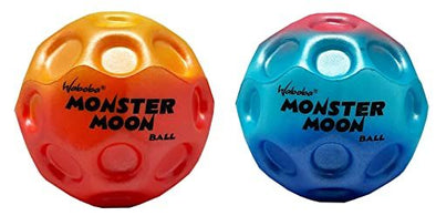 Waboba Monster Moon Ball - The New Larger Super Bouncing Ball - 2 Pack (Assorted Colors)