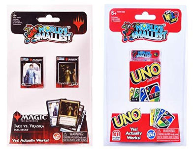 Worlds Smallest Magic The Gathering Duel Decks Uno Card Pack - Bundle Set