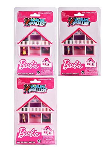 World's Smallest Barbie Dreamhouse - (Bundle of All 3 Barbie Dreamhouses)