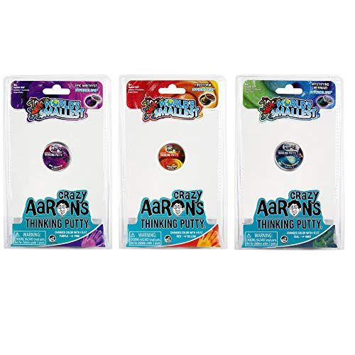 World&rsquo;s Smallest Crazy Aaron&rsquo;s Thinking Putty - Bundle of 3