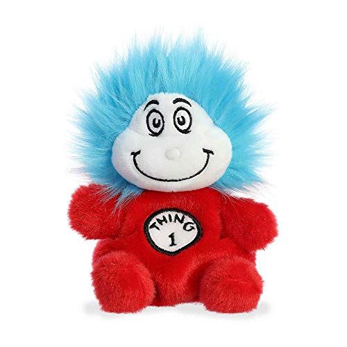 AuroraÂ® Whimsical Dr. Seussâ„¢ Palm Palsâ„¢ Thing 1 Stuffed Animal - Magical Storytelling - Literary Inspiration - Red 5 Inches