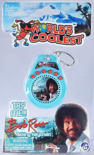 World&rsquo;s Coolest Bob Ross Talking Keychain