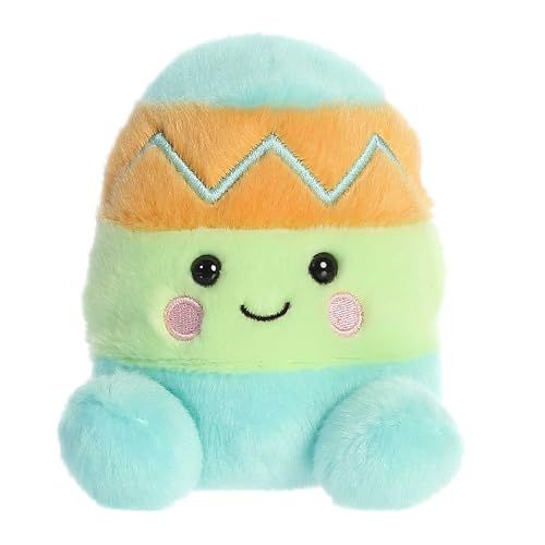 Aurora® Adorable Palm Pals™ Ziggy Egg™ Stuffed Animal - Pocket-Sized Play - Collectable Fun - Blue 5 Inches