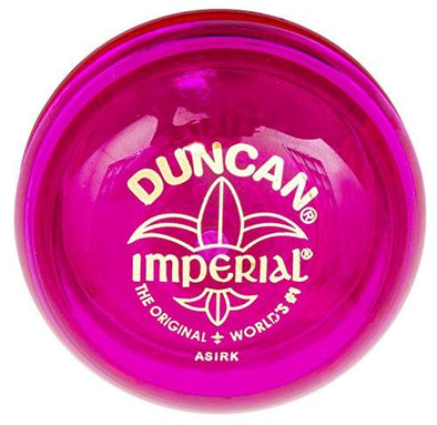 Duncan Toys Imperial Yo Yo Beginner Yo Yo with String Steel Axle and Plastic Body Fuschia