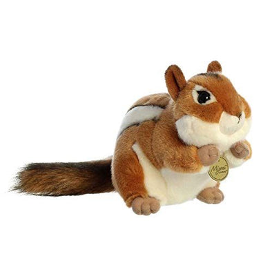 AuroraÂ® Adorable MiyoniÂ® Chipmunk Stuffed Animal - Lifelike Detail - Cherished Companionship - Brown 9 Inches