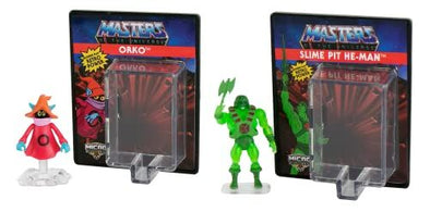 Worldâ€™s Smallest Masters of The Universe Micro Figures Series 2 Bundle (Slime Pit He-Man and Orko)