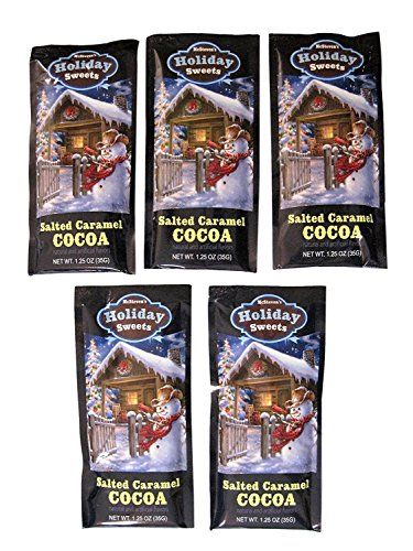 McStevens Hot Chocolate (Salted Caramel Cocoa Mix) Five 1.25oz Packets