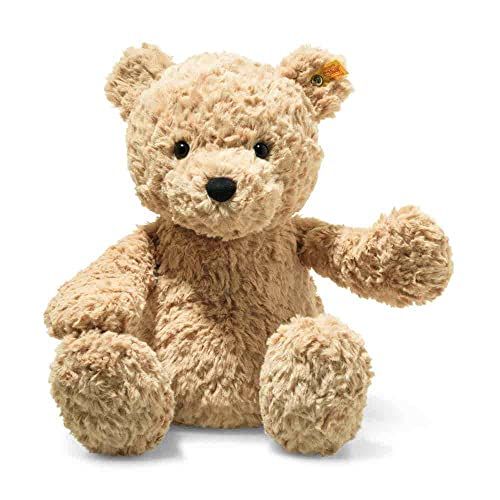 Steiff Jimmy Teddy Bear, Premium Teddy Bear Stuffed Animal, Teddy Bear Toys, Stuffed Teddy Bear, Teddy Bear Plush, Plushy Toy for Girls Boys and Kids, Soft Cuddly Friends (Light Brown, 16")