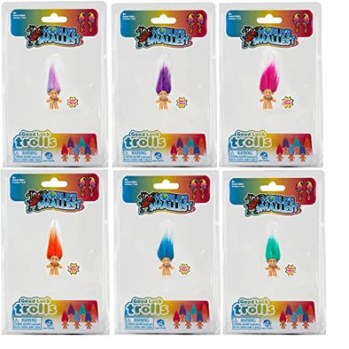 Worlds Smallest Good Luck Trolls Bundle Set of 6