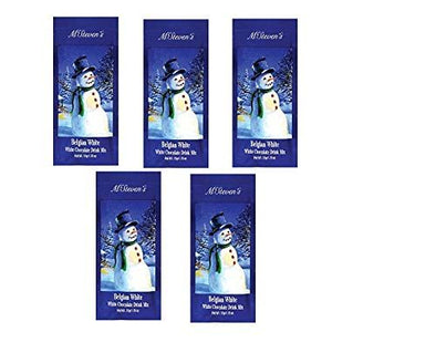 McStevens Hot Chocolate (Christmas Belgian White Hot Chocolate) Five 1.25oz Packets