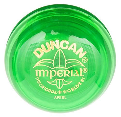 Duncan Toys Imperial Yo-Yo, Beginner Yo-Yo with String, Steel Axle and Plastic Body, Green