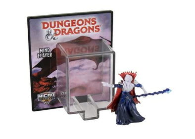 Super Impulse World's Smallest Micro Figures Dungeons & Dragons Assortment, DND Young Red Dragon, Displacer Beast, Mind Flayer and Umber Hulk. Each are Sold Separately. D&D Toys for Kids and Adults