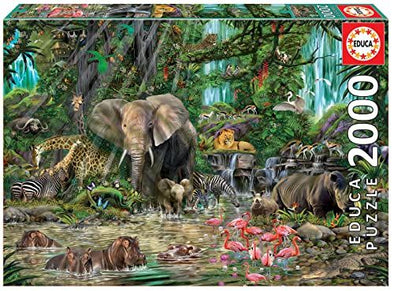 Educa African Jungle Puzzle, 2,000-Piece