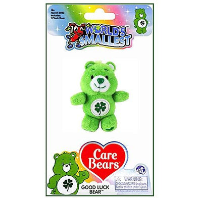 Worlds Smallest Care Bear Good Luck Bear Plush 3"