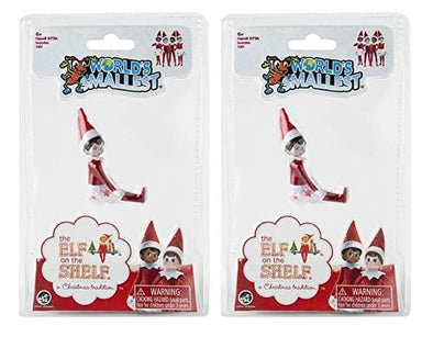 World's Smallest The Elf On The Shelf Girl (2 Pack)