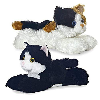 Aurora 31279, 16625 8" Domestic Cats - Esmerelda and Maynard Bundle of 2 Plush, Multi-Color