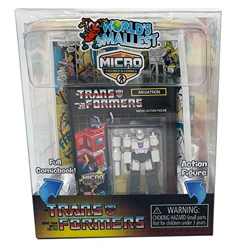 Worldâ€™s Smallest Transformers Micro Figure and Miniature Comic Book (Assorted)