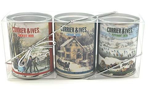 Currier & Ives Hot Chocolate Mix Gift Set, 3-Count, 2.5-Ounce Tins