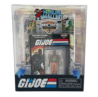 Worldâ€™s Smallest Gi Joe Micro Figure and Miniature Comic Book (Assorted)