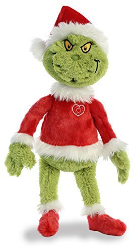 Dr. Seuss - Grinch Santa 19" Plush Toy