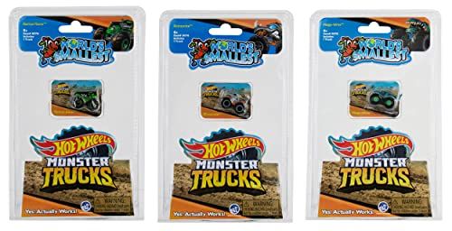 Worlds Smallest Hot Wheels Monster Trucks Series 3 (3 Pack)