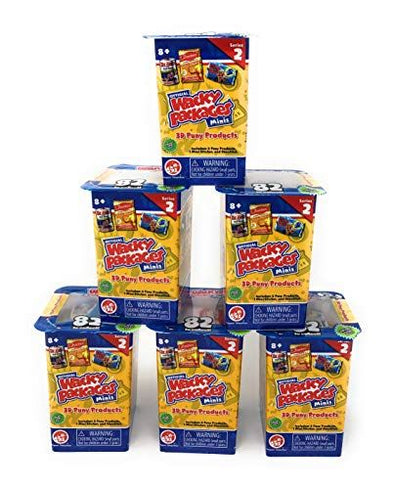 Wacky Packages Minis Single Cup Blind Box Bundle Series 2 Set of 6 Cups