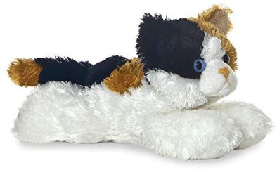 AuroraÂ® Adorable Mini Flopsieâ„¢ Esmeraldaâ„¢ Stuffed Animal - Playful Ease - Timeless Companions - White 8 Inches