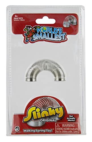 World's Smallest Slinky, Walking Spring Toy, Fidget Toy