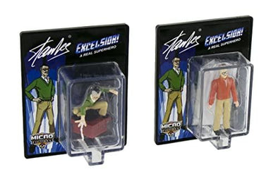 Worldâ€™s Smallest Micro Action Figures Stan Lee (2 Pack)