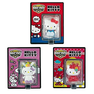 World's Smallest Hello Kitty Bundle Set of 3 Micro Figures