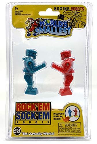 Worlds Smallest Rock 'Em Sock 'Em Robots