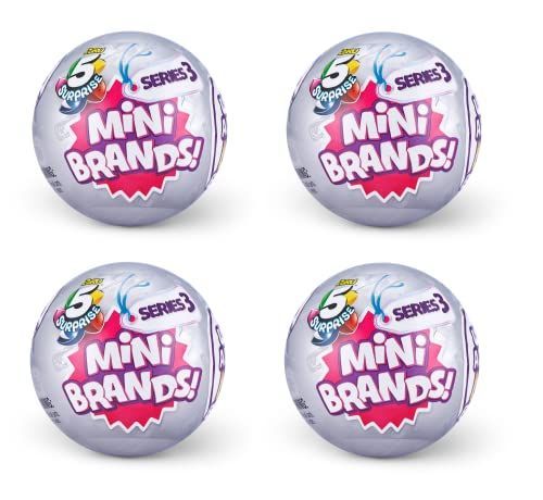 5 Surprise Mini Brands Mystery Capsule Real Miniature Collectible Toy - Single / 1-Pack