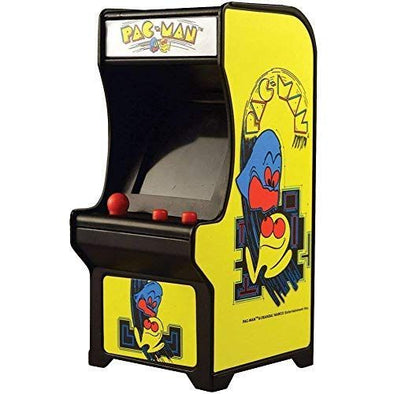Super Impulse Pac-Man Classic Tiny Arcade Game - Palm Size W/ Authentic Sounds & Joystick, Yellow