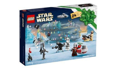 LEGO 75307 Star Wars Advent Calendar 2021ï¼ŒCollectible Toys from The Mandalorian(335 Pieces)