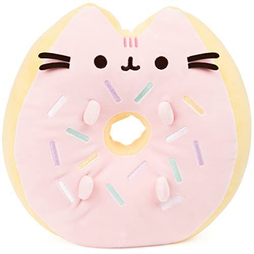 GUND Sprinkle Donut Pusheen Squishy Plush Stuffed Animal Cat, Pink and Mint, 12â€